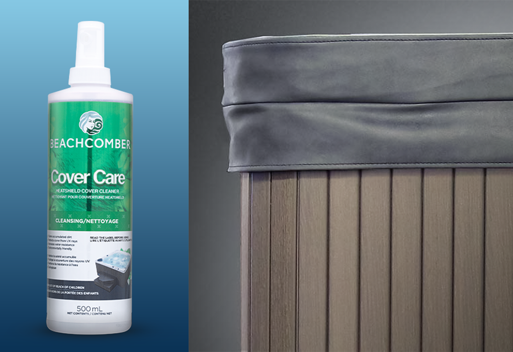 beachcomber with heatshield and a bottle of cover care