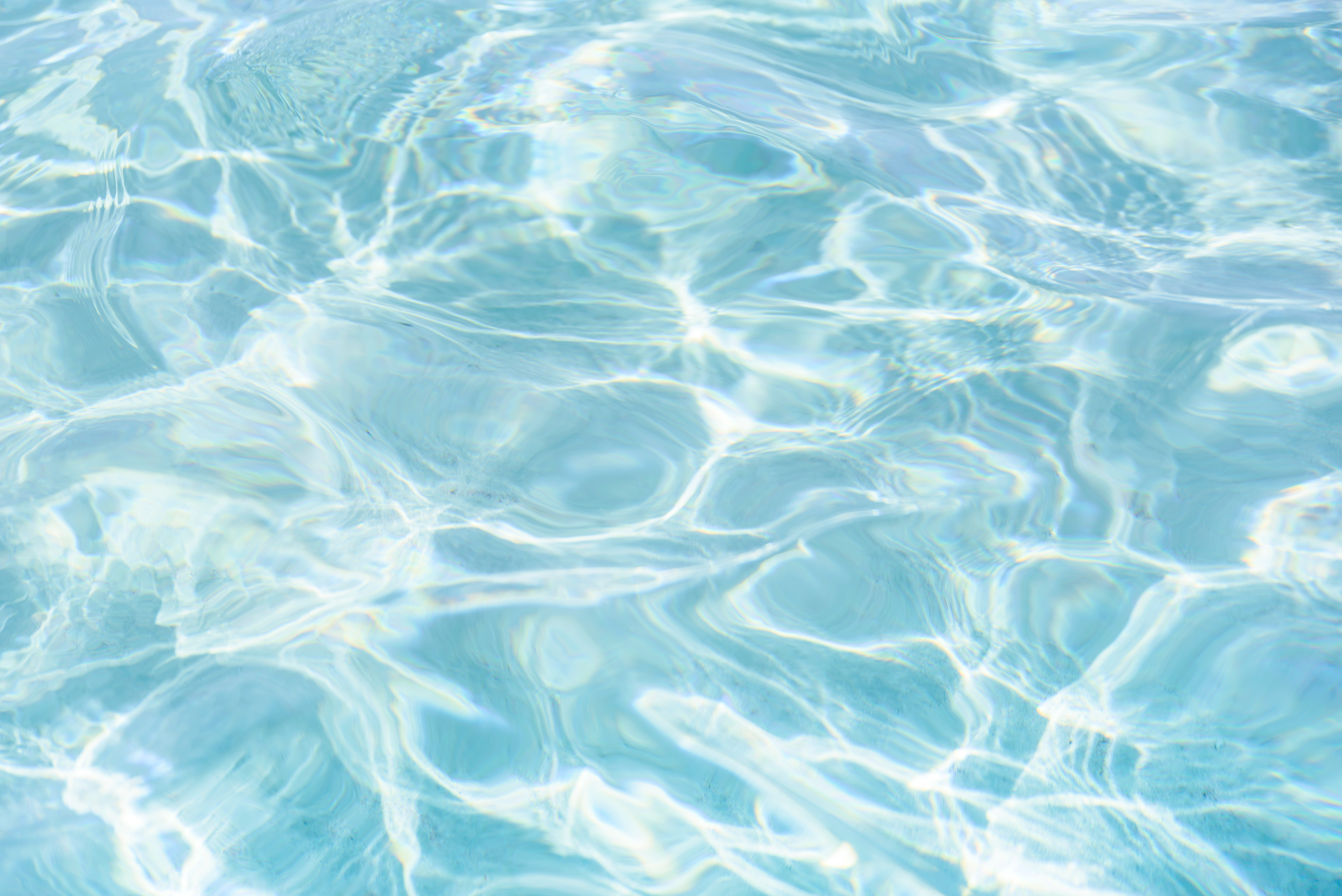 Crystal clear water