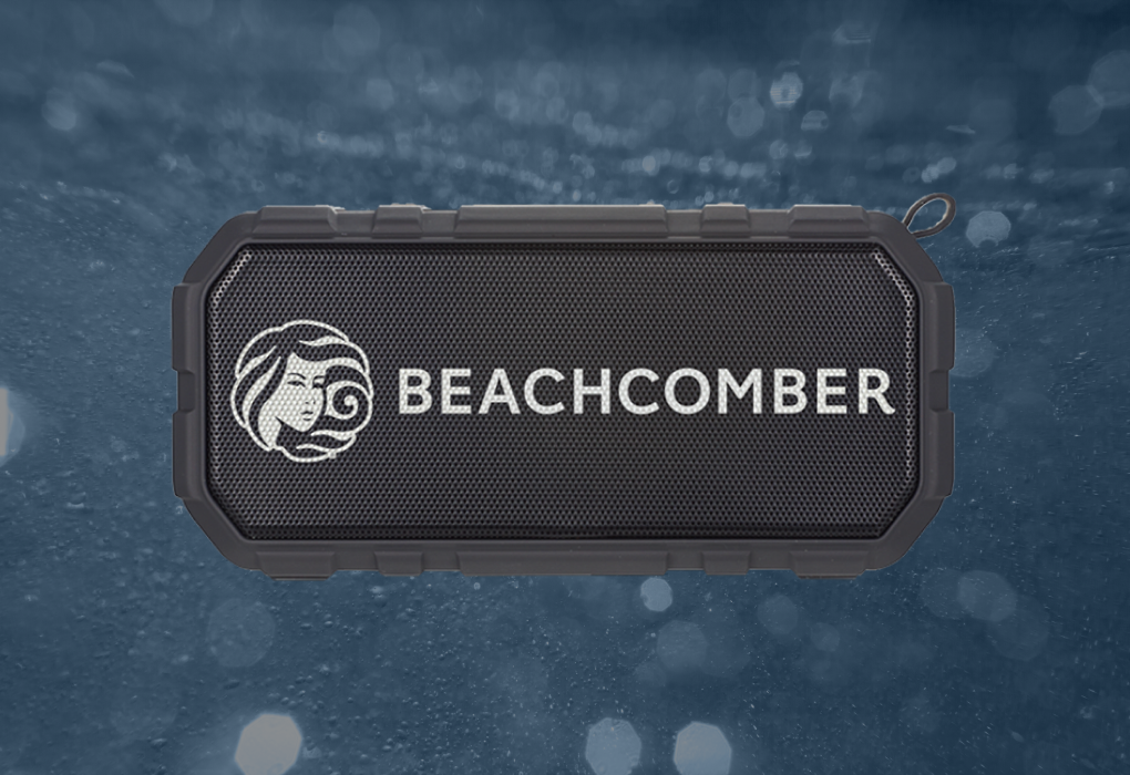 beachcomber hot tubs floating speaker, black rectangular shape