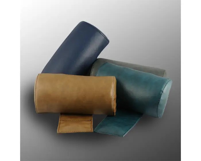 4 beachcomber spa pillows piled on top of each other 