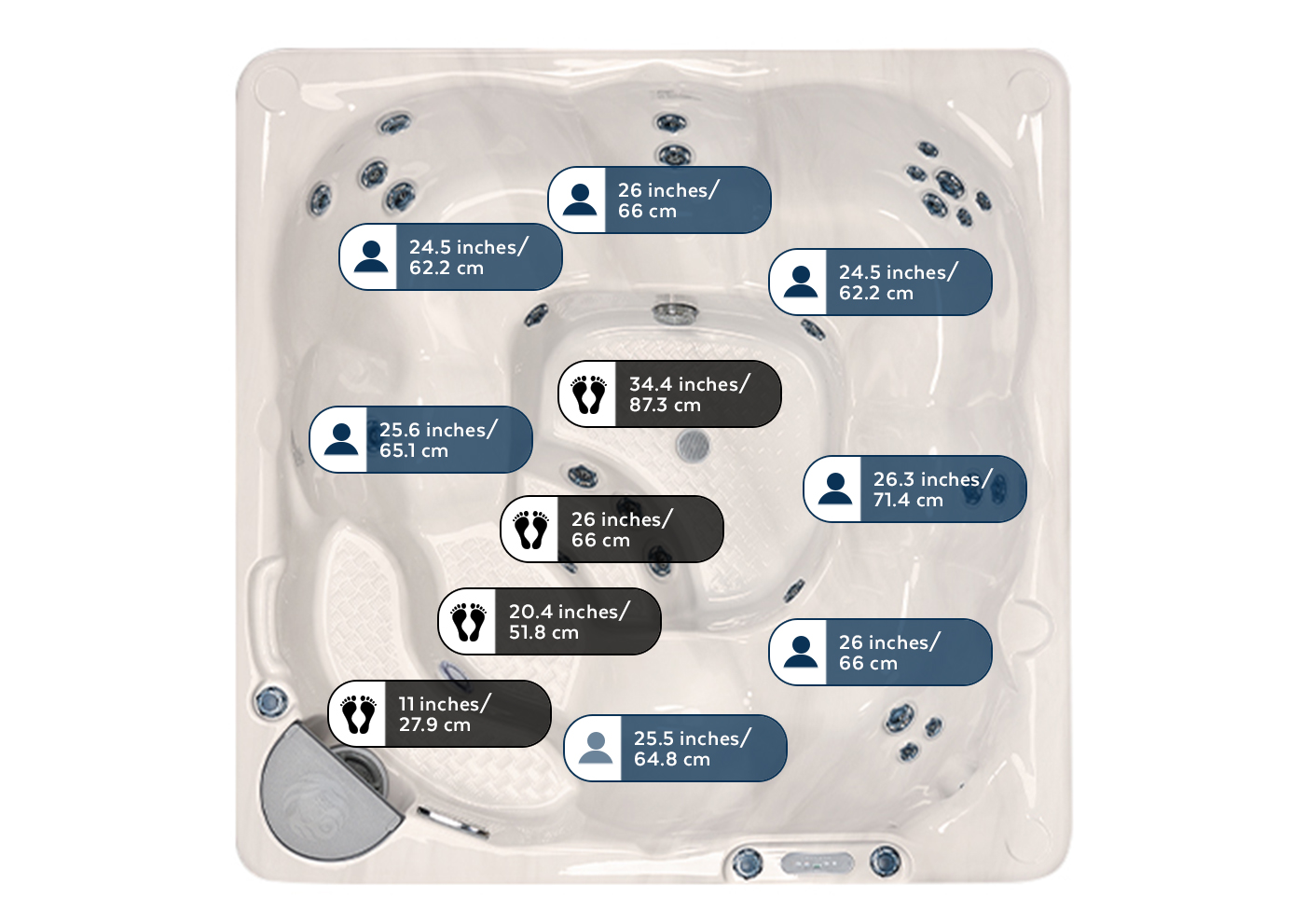 Seating Depth 380